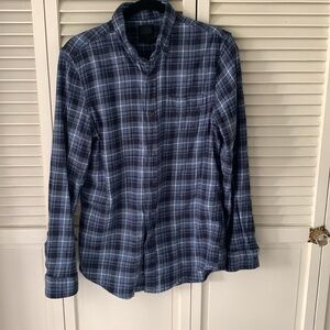 14th & Union Men's Blue Plaid Shirt